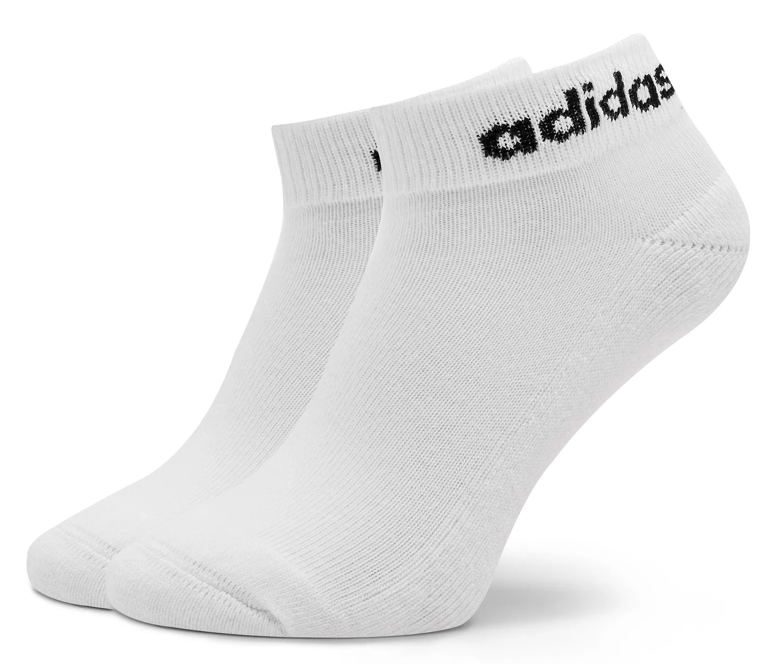 Шкарпетки Adidas C LIN ANKLE 3P білий, чорний, сірий Уні S (37-39) IC1304