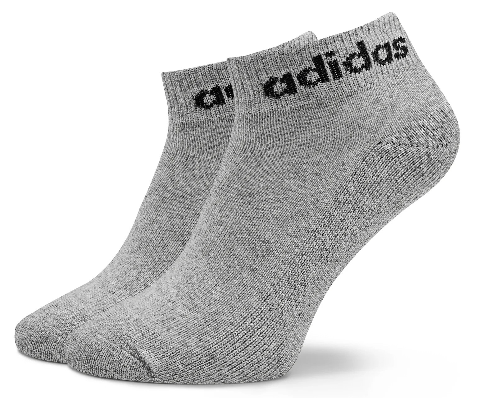 Шкарпетки Adidas C LIN ANKLE 3P білий, чорний, сірий Уні S (37-39) IC1304