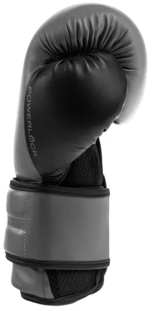 Рукавиці боксерські Everlast POWERLOCK 2R TRAINING GLOVE сірий, чорний Уні 10 унцій P00002304