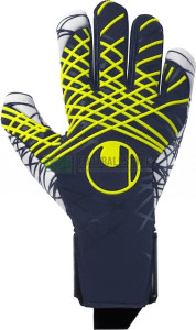 Рукавиці воротарські Uhlsport PREDICTION ULTRAGRIP темно-синьо-жовто-білі 1011326 01 1011326-01