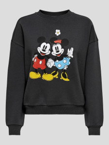 Кофта ONLDISNEY LIFE L/S CLASSIC BOX SWT 15246109-Phantom-Print:MINNIE ONLY S Чорний 15246109-PHANTOM-PRINT:MI