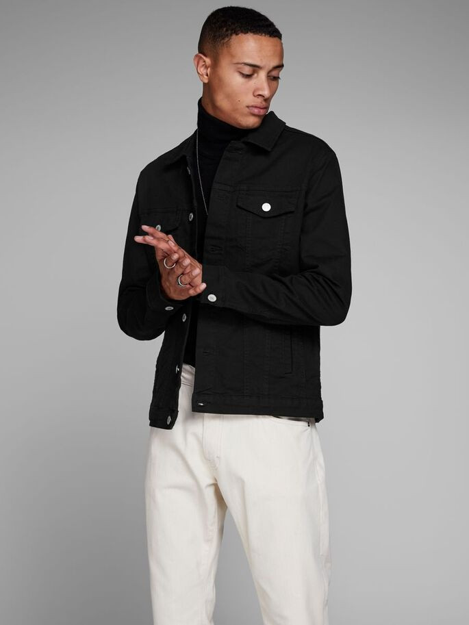 Куртка джинсова JJIALVIN JJJACKET AKM 528 NOOS 12136319 Black Jack&Jones L Чорний 12136319Black