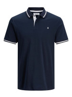 Поло JJEJERSEY POLO SS NOOS 12180891 Navy Blazer Jack&Jones S Темно-синій 12180891NavyBlazer