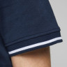 Поло JJEJERSEY POLO SS NOOS 12180891 Navy Blazer Jack&Jones S Темно-синій 12180891NAVYBLAZER