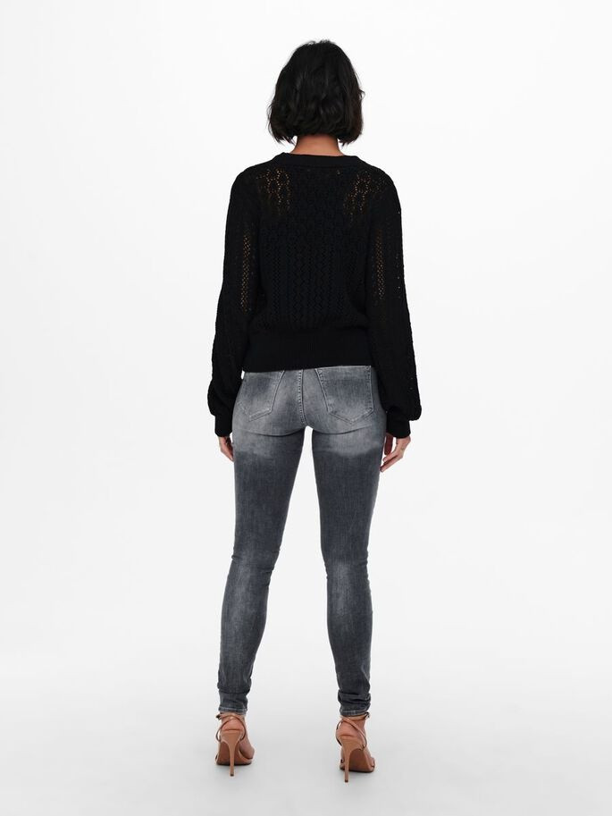 Кардиган ONLNOLA 3/4 CARDIGAN KNT 15233174-Black ONLY L Чорний 15233174-Black