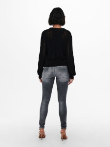 Кардиган ONLNOLA 3/4 CARDIGAN KNT 15233174-Black ONLY L Чорний 15233174-BLACK