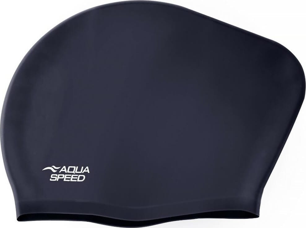 Шапочка для плавання Aqua Speed LONG HAIR CAP 62224 чорний One Size (705-07) 705-07