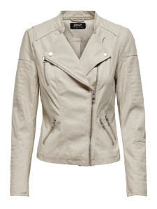 Куртка ONLAVA FAUX LEATHER BIKER OTW NOOS 15102997-Silver Lining ONLY 34 Бежевий 15102997-SILVER LINING