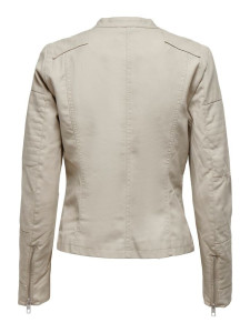 Куртка ONLAVA FAUX LEATHER BIKER OTW NOOS 15102997-Silver Lining ONLY 34 Бежевий 15102997-SILVER LINING