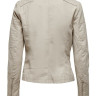 Куртка ONLAVA FAUX LEATHER BIKER OTW NOOS 15102997-Silver Lining ONLY 34 Бежевий 15102997-SILVER LINING