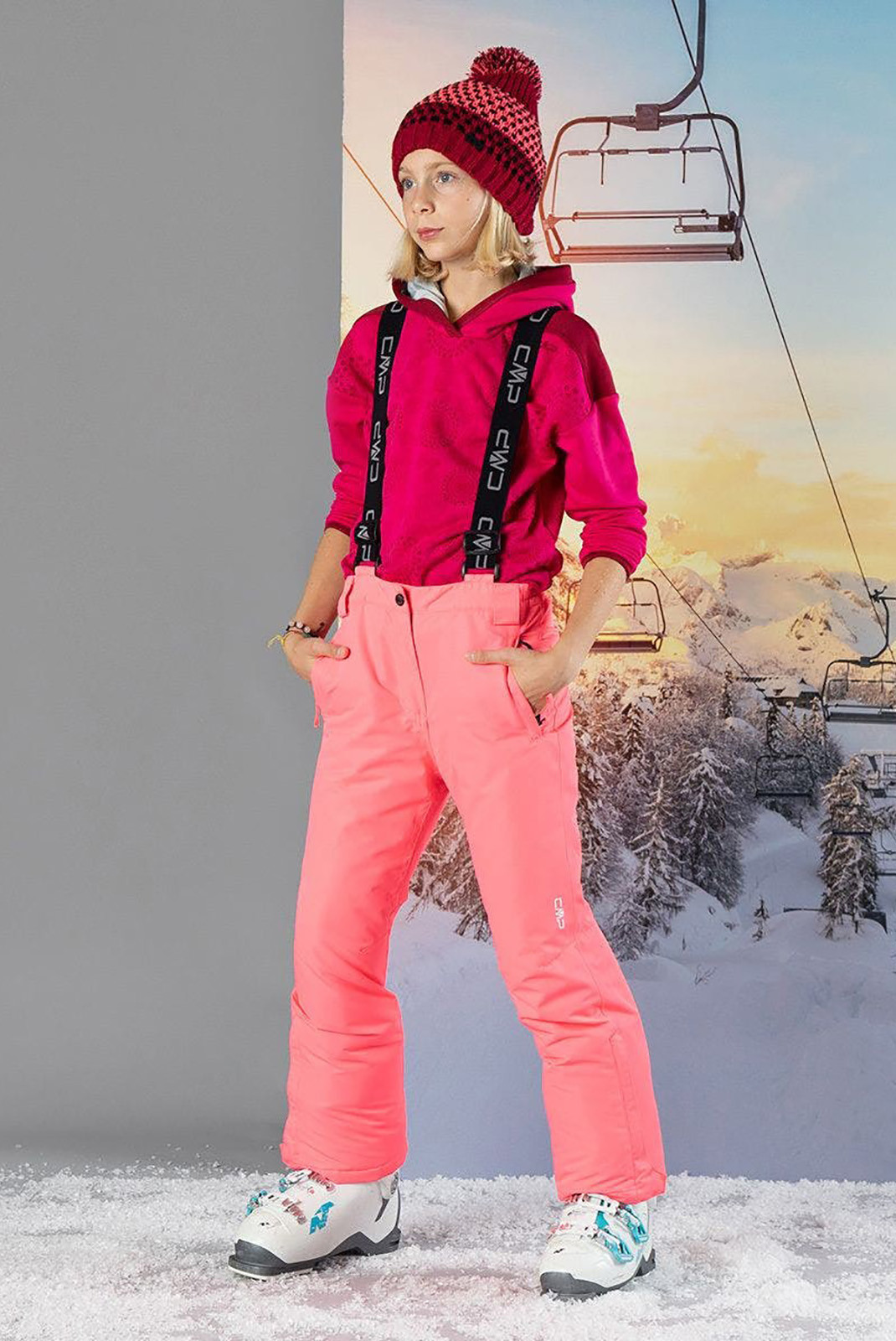 Костюм лижний CMP KID G SET JACKET AND PANT 33W0195-H907