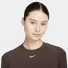 Лонгслів жіночий Nike Dri-Fit Pro 365 Brown FV5484-237