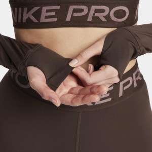 Лонгслів жіночий Nike Dri-Fit Pro 365 Brown FV5484-237