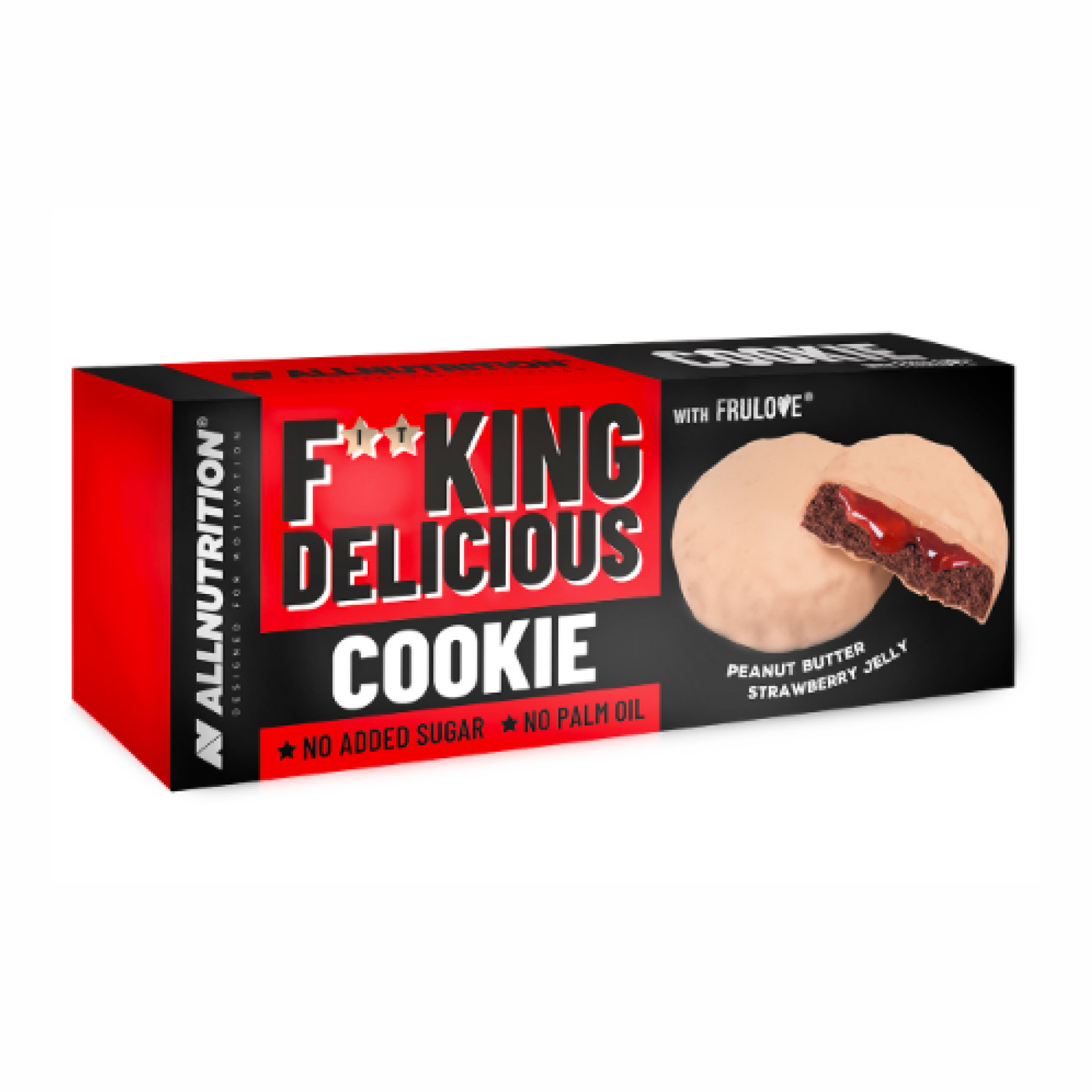 Батончик Fitking Delicious Cookie -128g Peanut Butter Strawberry Jelly 2022-10-0576