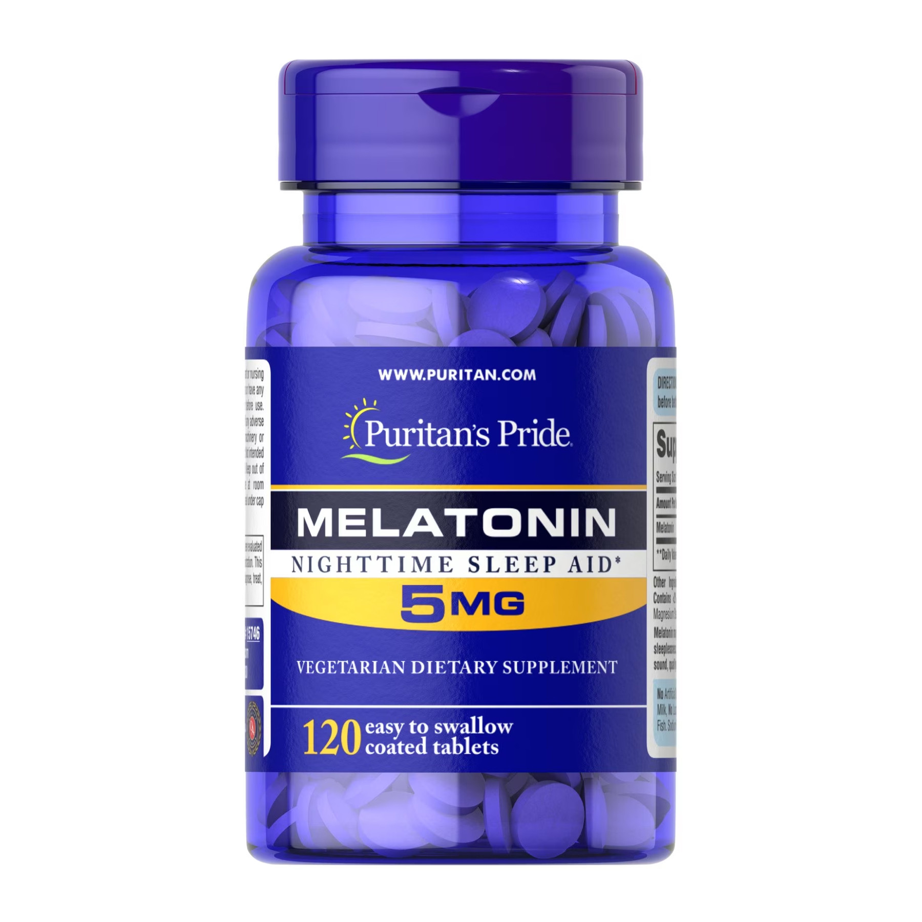 Таблетки Melatonin 5mg - 120 tabs 2023-10-2178