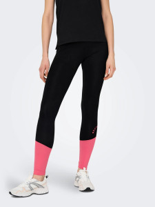Лосини ONPELLIE HW JRS LEGGINGS 15281014-Black-Detail:SUN KISSED CORAL Only Play L Чорний 15281014-BLACK-DETAIL:SUN