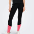 Лосини ONPELLIE HW JRS LEGGINGS 15281014-Black-Detail:SUN KISSED CORAL Only Play L Чорний 15281014-BLACK-DETAIL:SUN