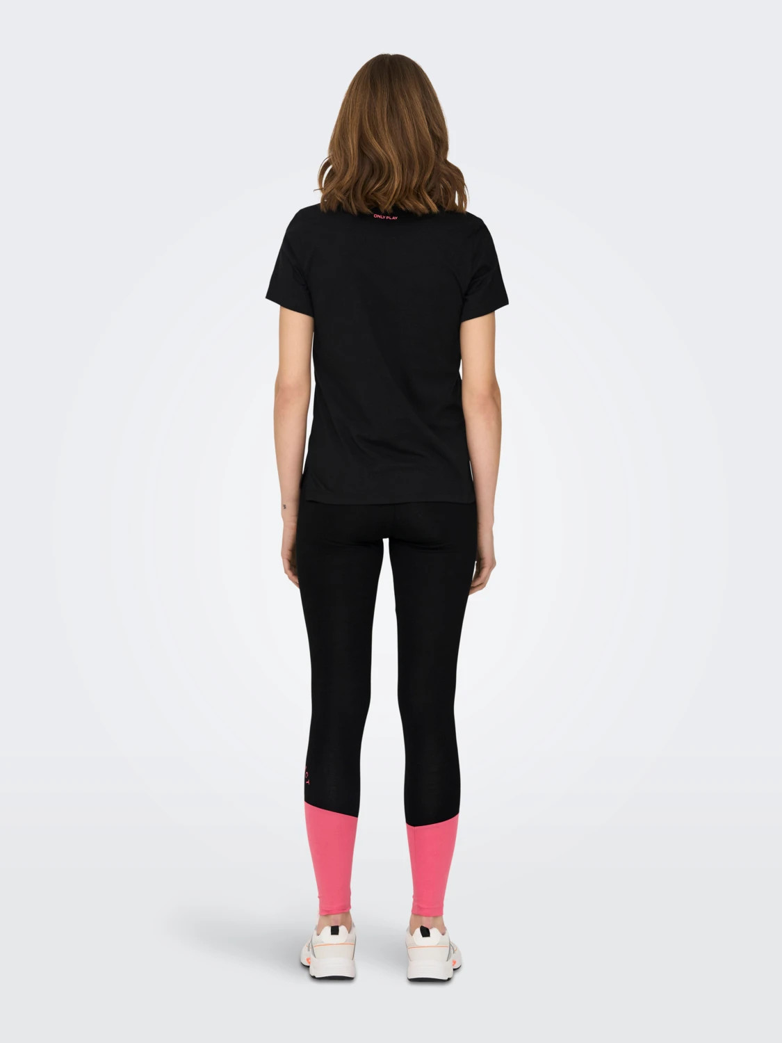 Лосини ONPELLIE HW JRS LEGGINGS 15281014-Black-Detail:SUN KISSED CORAL Only Play L Чорний 15281014-BLACK-DETAIL:SUN