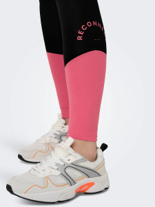 Лосини ONPELLIE HW JRS LEGGINGS 15281014-Black-Detail:SUN KISSED CORAL Only Play L Чорний 15281014-BLACK-DETAIL:SUN