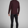 Пуловер JJEBASIC KNIT CREW NECK NOOS 12137190-Port Royale Jack&Jones XXL Бордовий 12137190-PORT ROYALE-DETA
