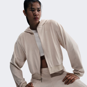 Толстовка жіноча Nike W Nsw Chll Vlr Fz Beige HJ0954-104