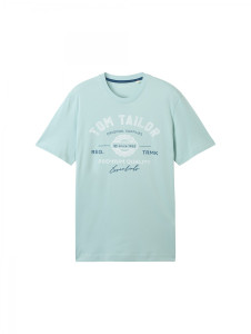Футболка LOGO TEE MEN'S T-SHIRT 1037735ХХ30463 Tom Tailor L Блакитний 1037735ХХ30463