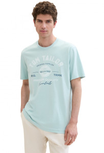 Футболка LOGO TEE MEN'S T-SHIRT 1037735ХХ30463 Tom Tailor L Блакитний 1037735ХХ30463