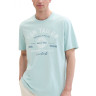 Футболка LOGO TEE MEN'S T-SHIRT 1037735ХХ30463 Tom Tailor L Блакитний 1037735ХХ30463