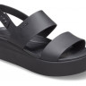 Сандалі BROOKLYN LOW WEDGE W 206453-060 CROCS W6 (36-37) Чорний 206453-060