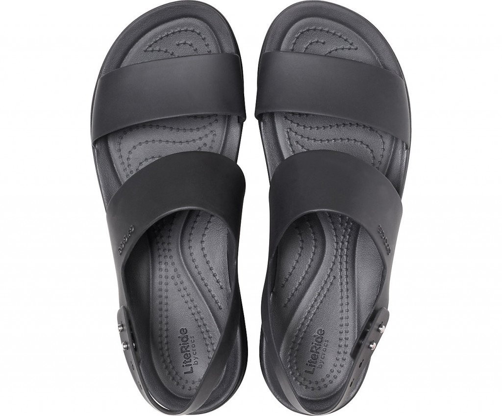 Сандалі BROOKLYN LOW WEDGE W 206453-060 CROCS W6 (36-37) Чорний 206453-060