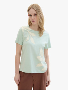 Футболка T-SHIRT WITH A PRINT 1040544-17549 Tom Tailor L Блакитний 1040544-17549