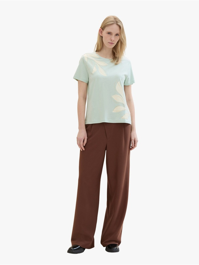Футболка T-SHIRT WITH A PRINT 1040544-17549 Tom Tailor L Блакитний 1040544-17549