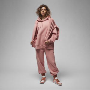 Костюм спортивний Air Jordan Flight Fleece Pullover Hoodie Pink FB5110-618__FD7224-618