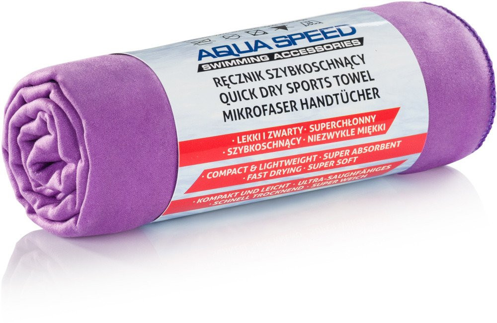 Рушник Aqua Speed DRY FLAT 7334 фіолетовий Уні 50х100 см 155-09