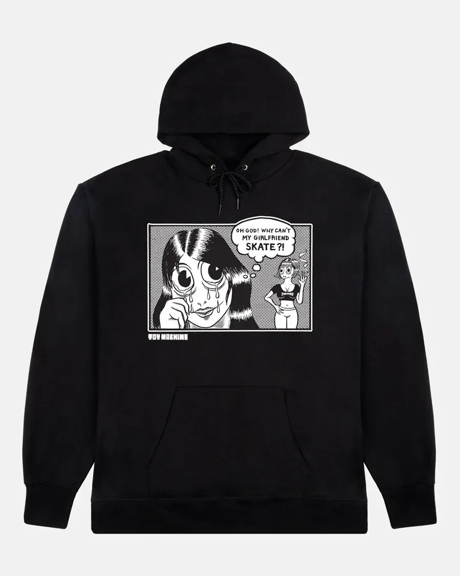 Худі Thrasher THR X TOY MACHINE GIRLFRIEND 145599-BLA