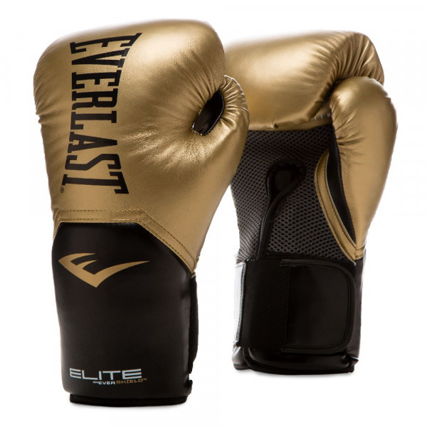 Рукавиці боксерські Everlast ELITE TRAINING GLOVES золотий Уні 10 унцій 870290-70-15