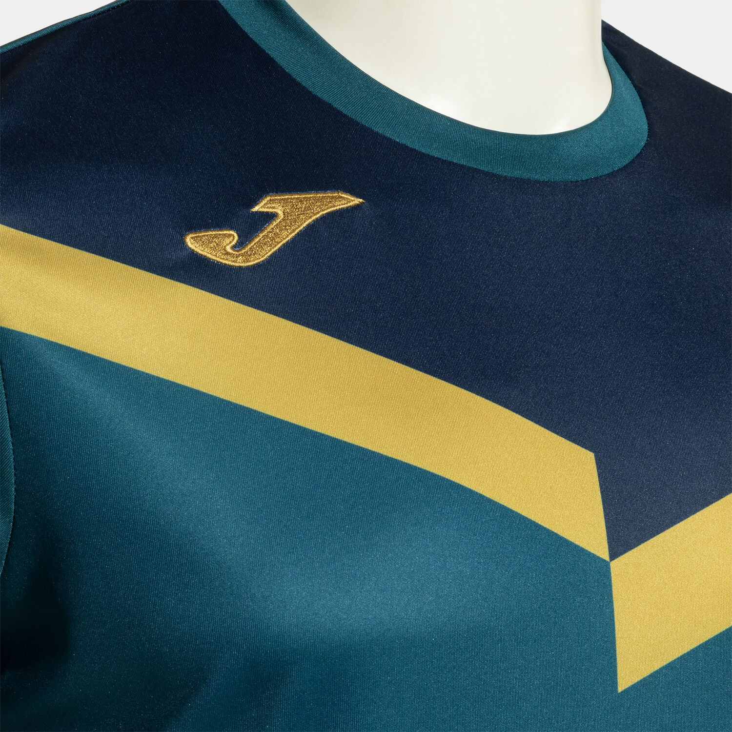 Футболка Joma COURT темно-зелено-золота 103576.496 103576.496