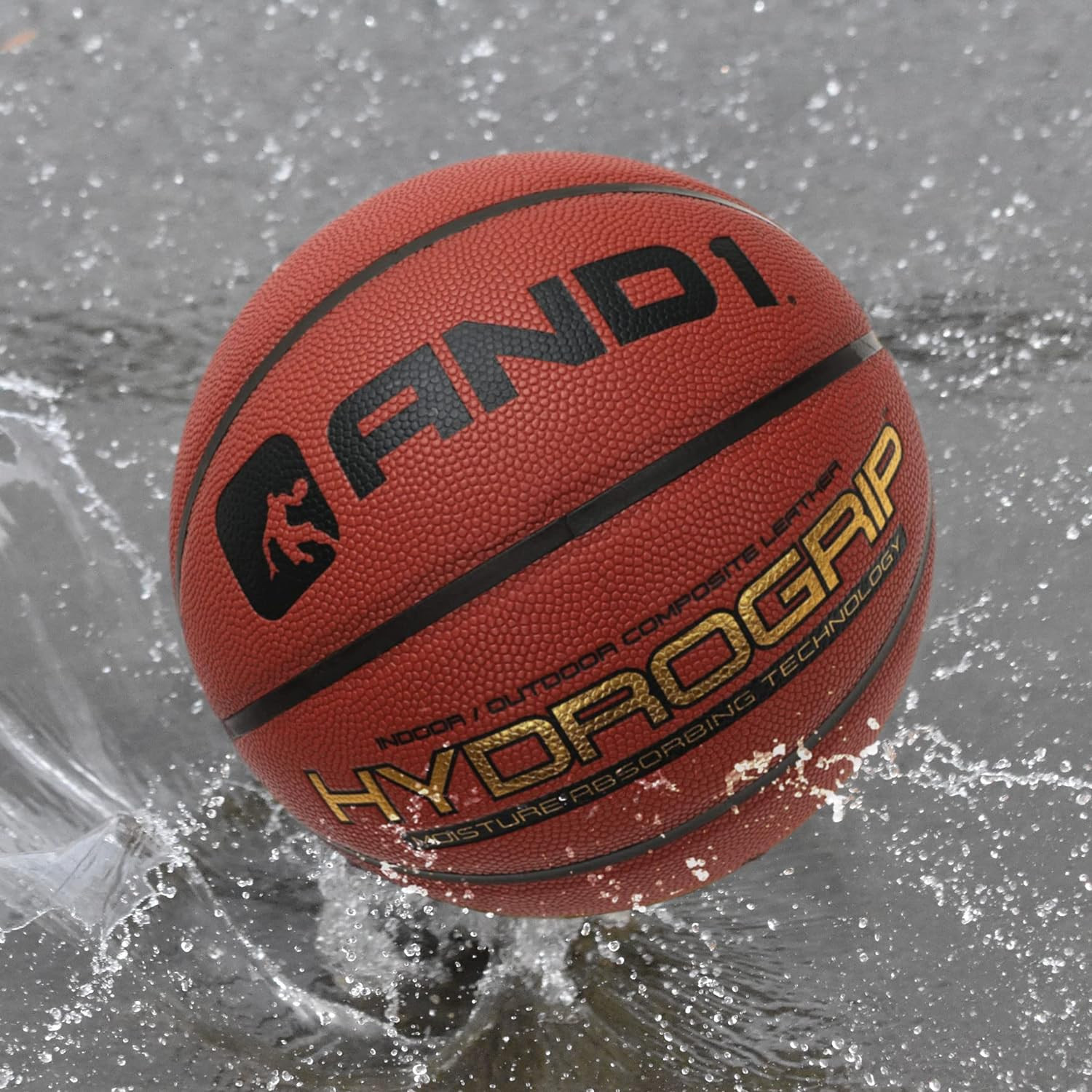 М'яч баскетбольний AND1 Hydrogrip, розмір 7 - 5A1BK0157J9E2 5A1BK0157J9E2