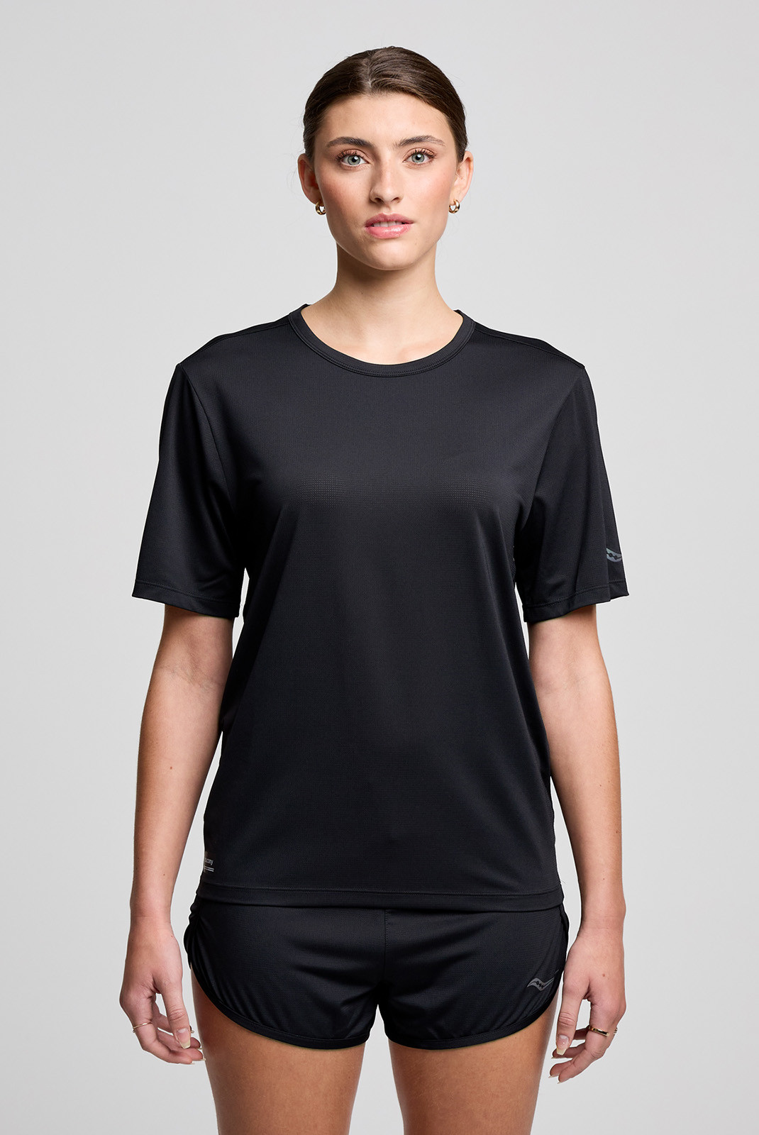 Футболка Saucony STOPWATCH SHORT SLEEVE SAW800484-BK