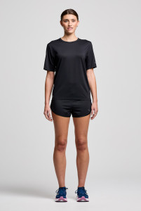 Футболка Saucony STOPWATCH SHORT SLEEVE SAW800484-BK