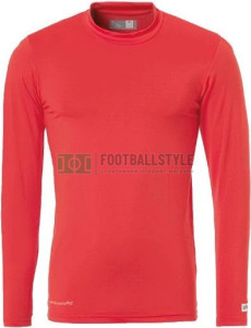 Футболка компресійна дитяча Uhlsport BASELAYER червона 1003078 03 1003078-03-CH