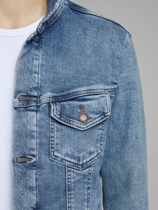 Куртка джинсова JJIALVIN JJJACKET SA 002 NOOS 12154579 Blue Denim Jack&Jones XXL Блакитний 12154579BLUEDENIM