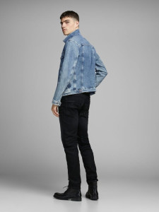 Куртка джинсова JJIALVIN JJJACKET SA 002 NOOS 12154579 Blue Denim Jack&Jones XXL Блакитний 12154579BLUEDENIM
