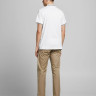 Поло JJEJERSEY POLO SS NOOS 12180891 White Jack&Jones L Білий 12180891WHITE