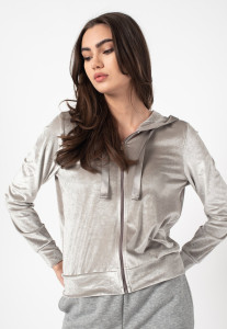 Кофта ONLBILLY LS VELOUR HOODIE JRS 15240646 Ash ONLY L Сірий 15240646ASH