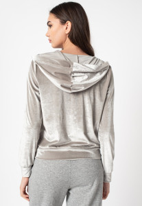 Кофта ONLBILLY LS VELOUR HOODIE JRS 15240646 Ash ONLY L Сірий 15240646ASH