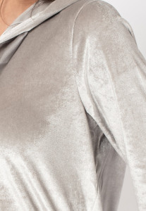 Кофта ONLBILLY LS VELOUR HOODIE JRS 15240646 Ash ONLY L Сірий 15240646ASH