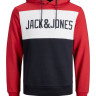 Толстовка JJELOGO BLOCKING SWEAT HOOD NOOS 12172344 Tango Red Jack&Jones M Червоний 12172344TANGORED