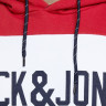 Толстовка JJELOGO BLOCKING SWEAT HOOD NOOS 12172344 Tango Red Jack&Jones M Червоний 12172344TANGORED
