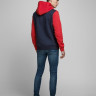 Толстовка JJELOGO BLOCKING SWEAT HOOD NOOS 12172344 Tango Red Jack&Jones M Червоний 12172344TANGORED